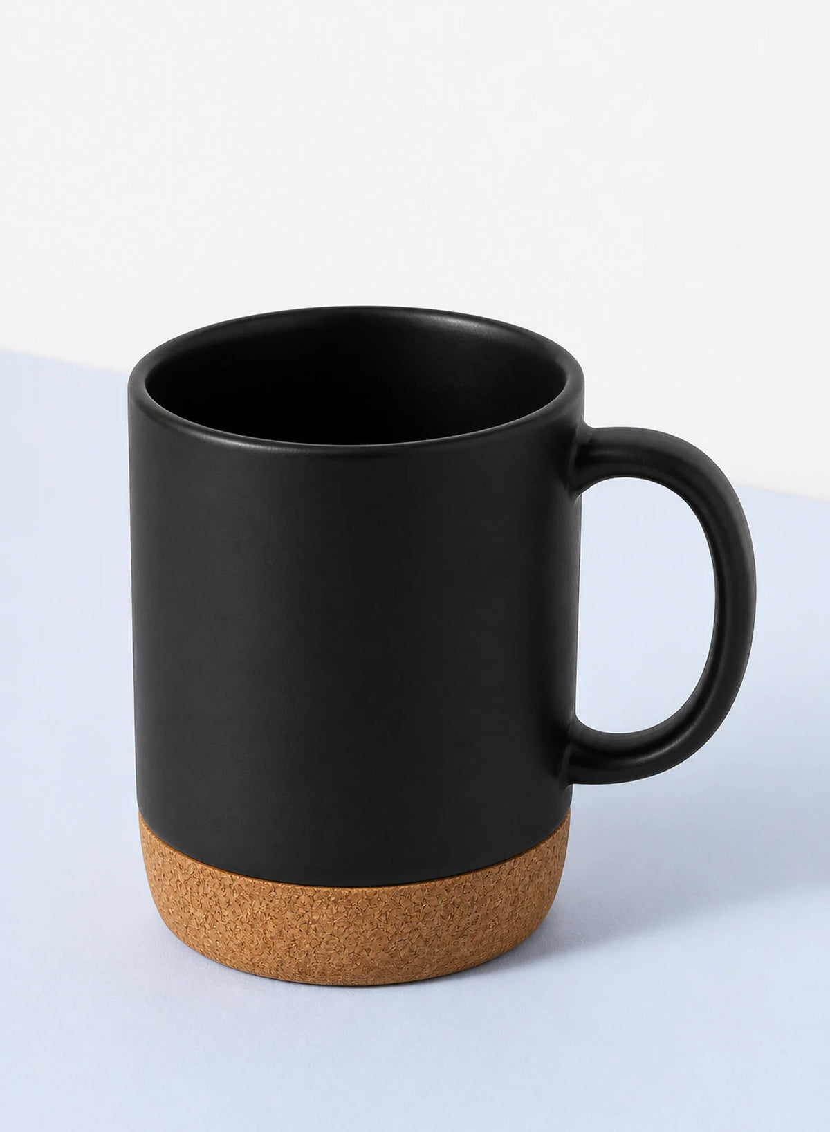 Alternate view of Cork Base Mug — Black in Black, Natural cork