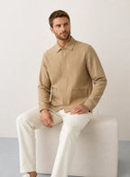 Alternate view of Dune Casual Overshirt in Warm sand