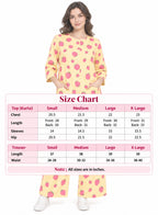 Strawberry Print Co-ord Set by Hangout in Yellow — two-piece co-ord set, view 6