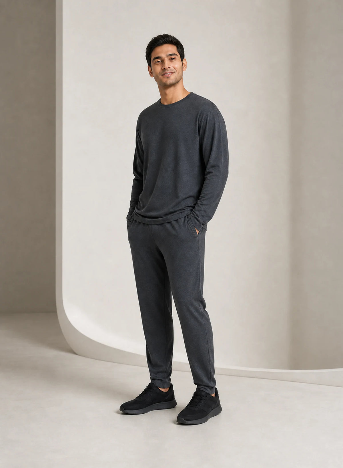 Nightfall Lounge Set, two-piece lounge set shown in a complementary studio setting