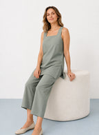 Alternate view of Sea Glass Co-ord Set in Sage green